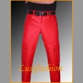 LF016.1 - Leather pants with pockets