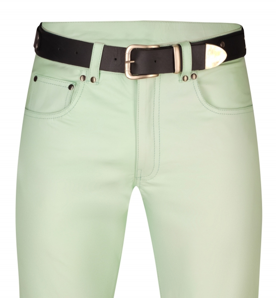 Lederjeans mint Lederjeans mint