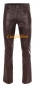 Preview: Leather jeans dark brown Preview: Leather jeans dark brown