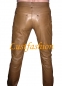 Preview: Leather jeans light brown Preview: Leather jeans light brown