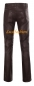 Preview: Leather jeans dark brown Preview: Leather jeans dark brown