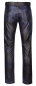 Preview: Leather trousers blue-antique Preview: Leather trousers blue-antique