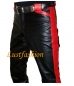 Preview: Design- Leather jeans with coloured apps Preview: Design- Leather jeans with coloured apps