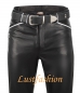 Preview: Design- Leather jeans with colored apps Preview: Design- Leather jeans with colored apps