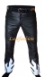 Preview: Design leather trousers (flames-look) Preview: Design leather trousers (flames-look)