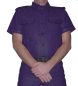 Preview: Leather shirt purple