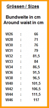 Leather Shorts Retro style black W40 unlined