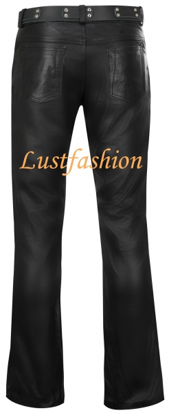 Design Lederhose schwarz W38 L34